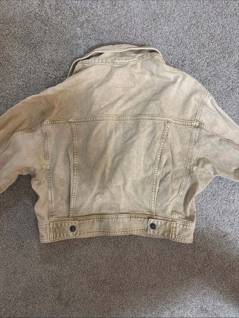 Free people cropped jean jacket - Picture 4 of 8